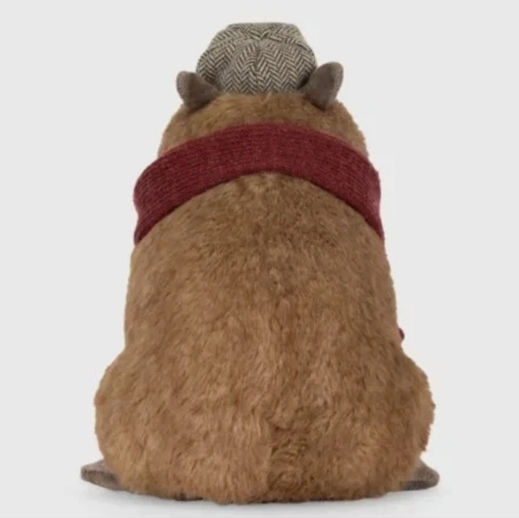 Jellycat Clyde Capybara Hipster 8x9" Soft & Plush BNWT Authentic + Jellycat Bag - Picture 4 of 8